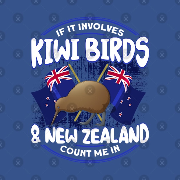 Bird Lover Endangered Species Kiwi Bird by Toeffishirts