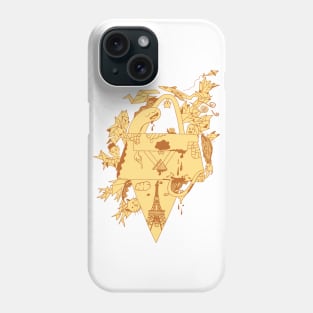 Terracotta Seven Cats In Paris Phone Case