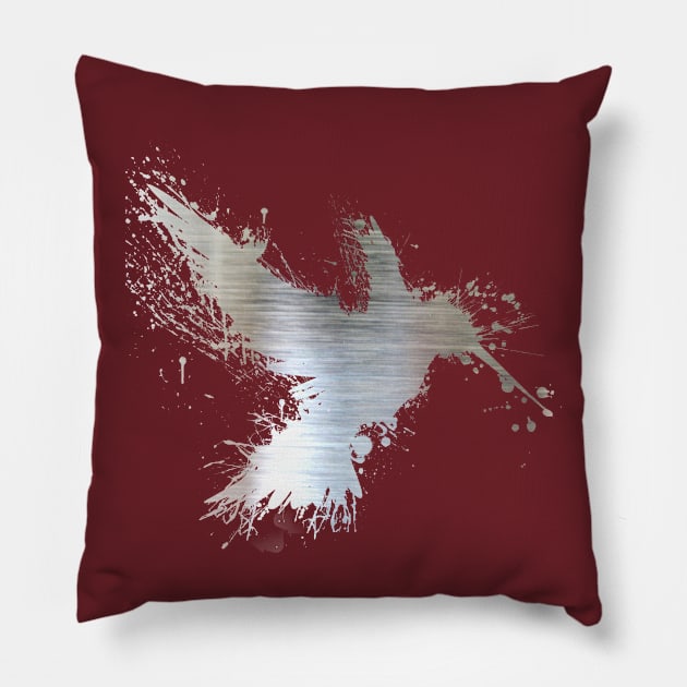 Hummingsplat - Metal Pillow by aleibanez