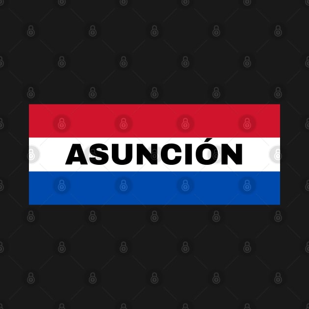 Asunción City in Paraguay Flag Colors by aybe7elf