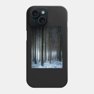 Snowy Forest in the Fog Phone Case