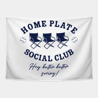 Home Plate Social Club, Midday, Softball Mom, Softball Dad, Softball Game Day, Softball Grandma, Softball Family Tapestry