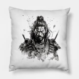 a samurai warrior Pillow