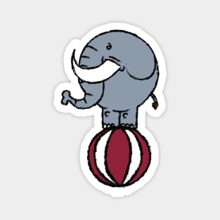 Circus Elephant Magnet