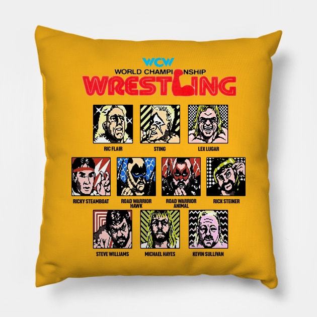 WCW NES Wrestling Pillow by Meat Beat