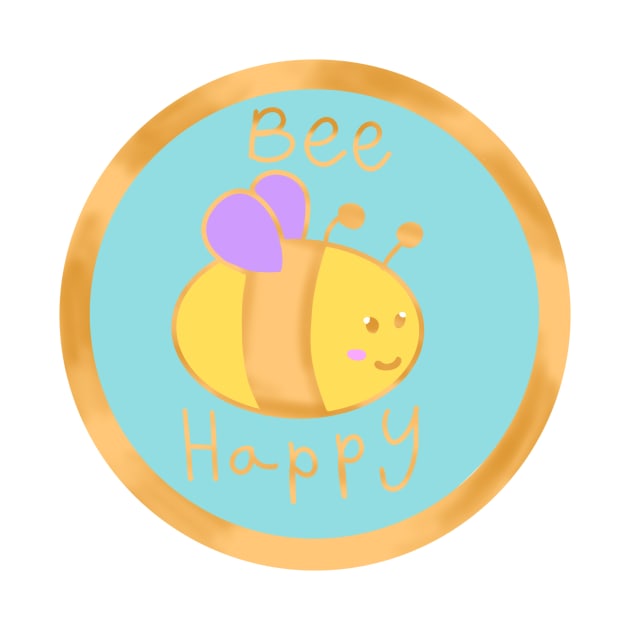 Bee Happy by Thedisc0panda