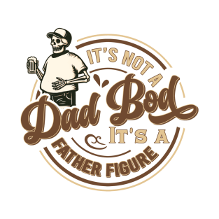 "Dad Bod" Skeleton Father's Day Gift T-Shirt