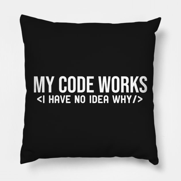 My code works and I don't know why Pillow by StoreDay