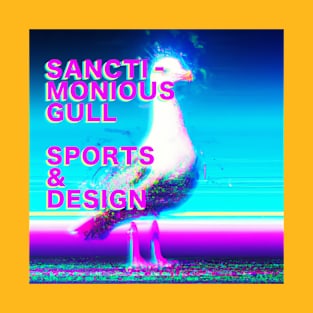 Sanctimonious Gull Sports & DesIgn logo T-Shirt