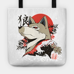 Japanese Wolf Tote