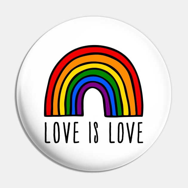 Love is love rainbow Pin by beakraus