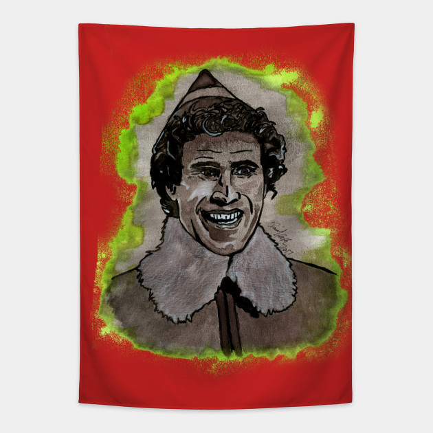 Buddy The Elf Elf Tapestry Teepublic