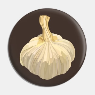 White Garlic Bulb Pin