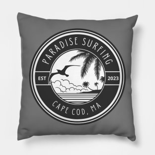 Cape Cod, MA - Surfing Design Pillow