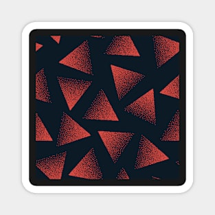 Red Triangles Magnet