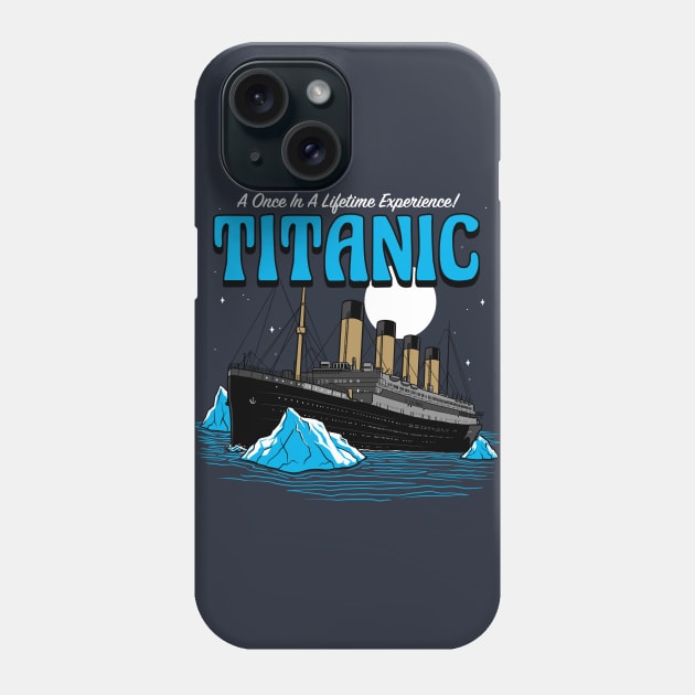 Titanic Tour Tee Phone Case by harebrained