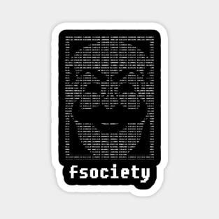 fsociety binary code Magnet