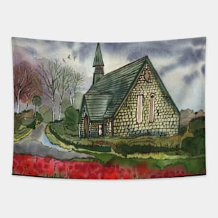 House by the road Tapestry