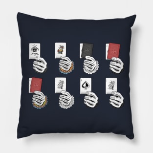 Clown hand Cards set Pillow