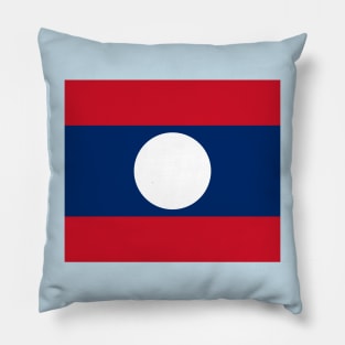 Laos flag Pillow