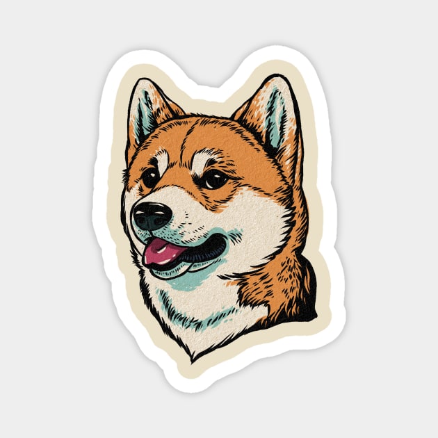 Akita Dog Magnet by gambar_corek