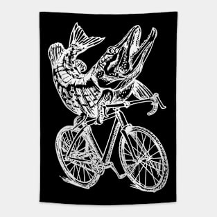 SEEMBO Pike Fish Cycling Bicycle Bicycling Biking Ride Bike Tapestry