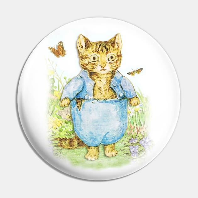 Tom Kitten in his Blue Suit by Beatrix Potter Pin by PatricianneK