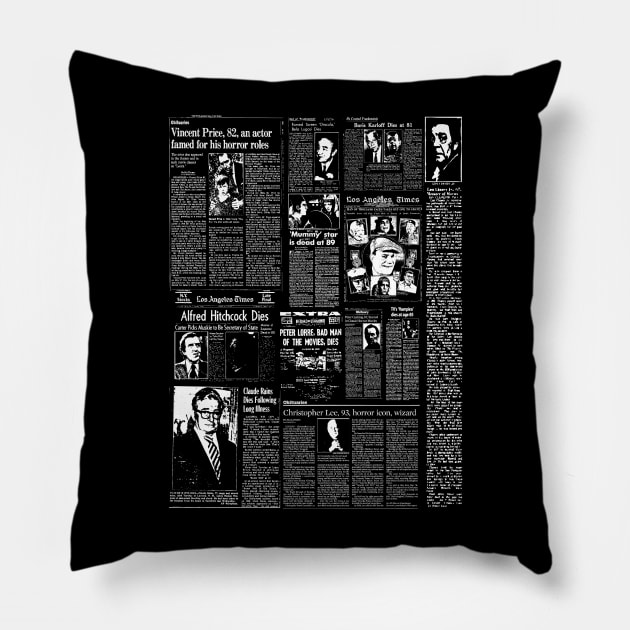 The Fallen - Horror Version Pillow by becauseskulls