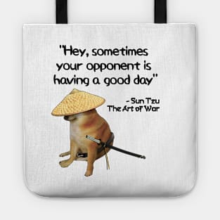 The Art Of War Meme CSGO Meme Samurai Doge Tote