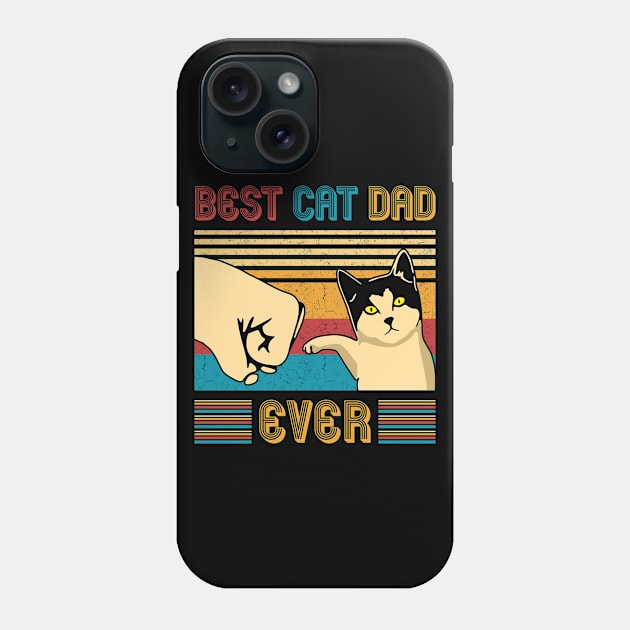 Best Cat Dad Funny Mens Fathers Day Phone Case by TMSTORE