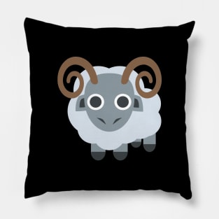 Ram emoji los angeles Pillow