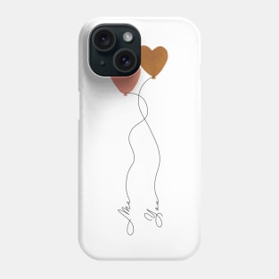 Balloon Hearts - Me and You Phone Case