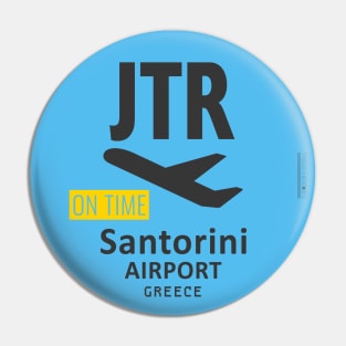 Santorini JTR airport Pin