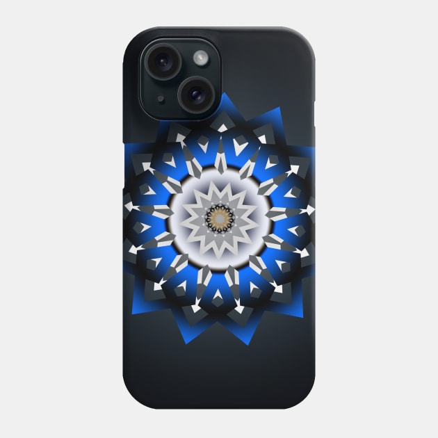 Blue 3D Decoration Phone Case by Shop Ovov