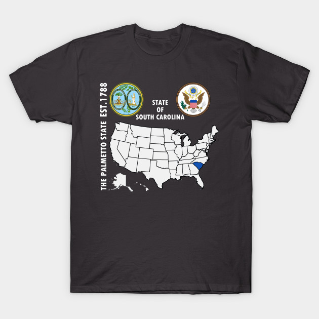 Discover State of South Carolina - State Of South Carolina - T-Shirt