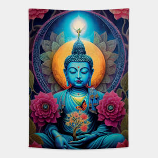 Buddha and the tree of life Tapestry