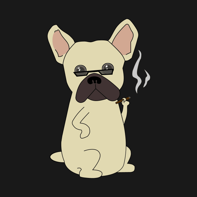 Cool French Bulldog Cigar by undergroundcargo