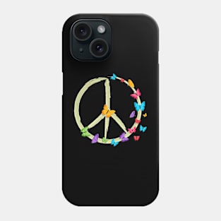 Butterfly Peace Symbol Phone Case