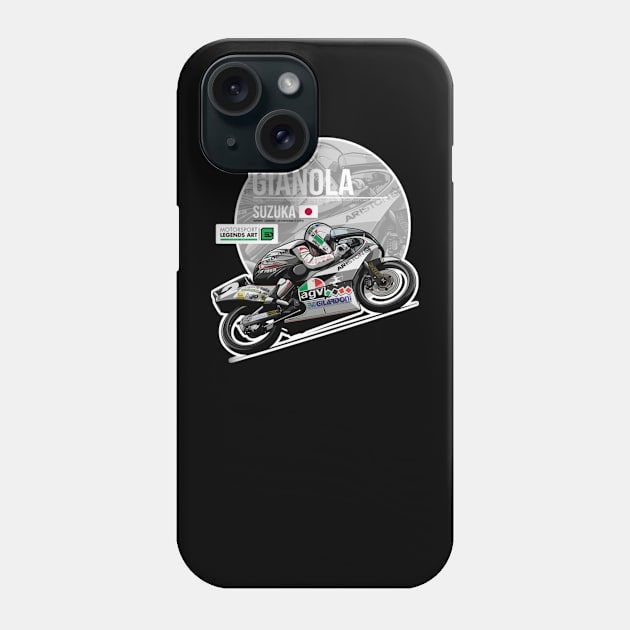 Ezio Gianola 1989 Suzuka Phone Case by lavonneroberson