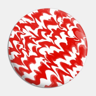 Candy Cane Liquid Flames Pattern Pin