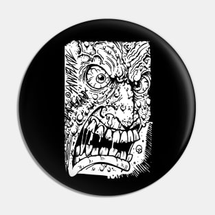 Angry Man Pin