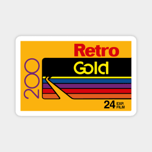 Retro Gold 200 Film Magnet