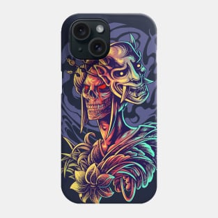 Geisha Skull Oni Phone Case