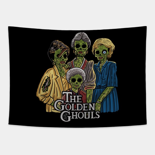 The Golden Ghouls Tapestry by ibyes