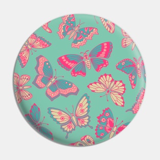 Beautiful Butterfly Pattern Pin