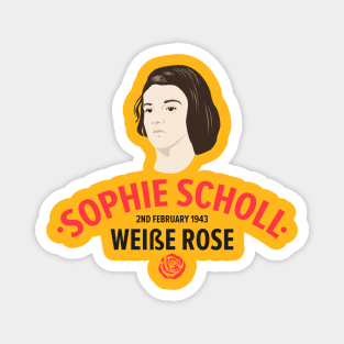 Sophie Scholl - Die weisse Rose Magnet