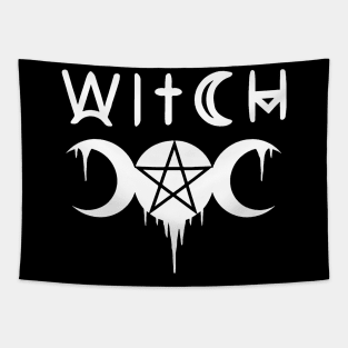 WICCA, WITCHY, WITCHCRAFT,  THE TRIPLE MOON Tapestry