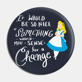 Alice in Wonderland Pin