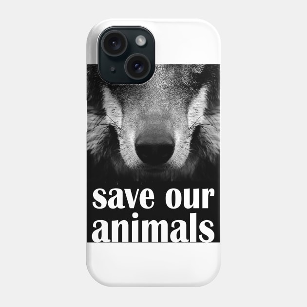 save our animals Phone Case by minicrocks