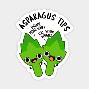 Asparagus Tips Funny Veggie Pun Magnet